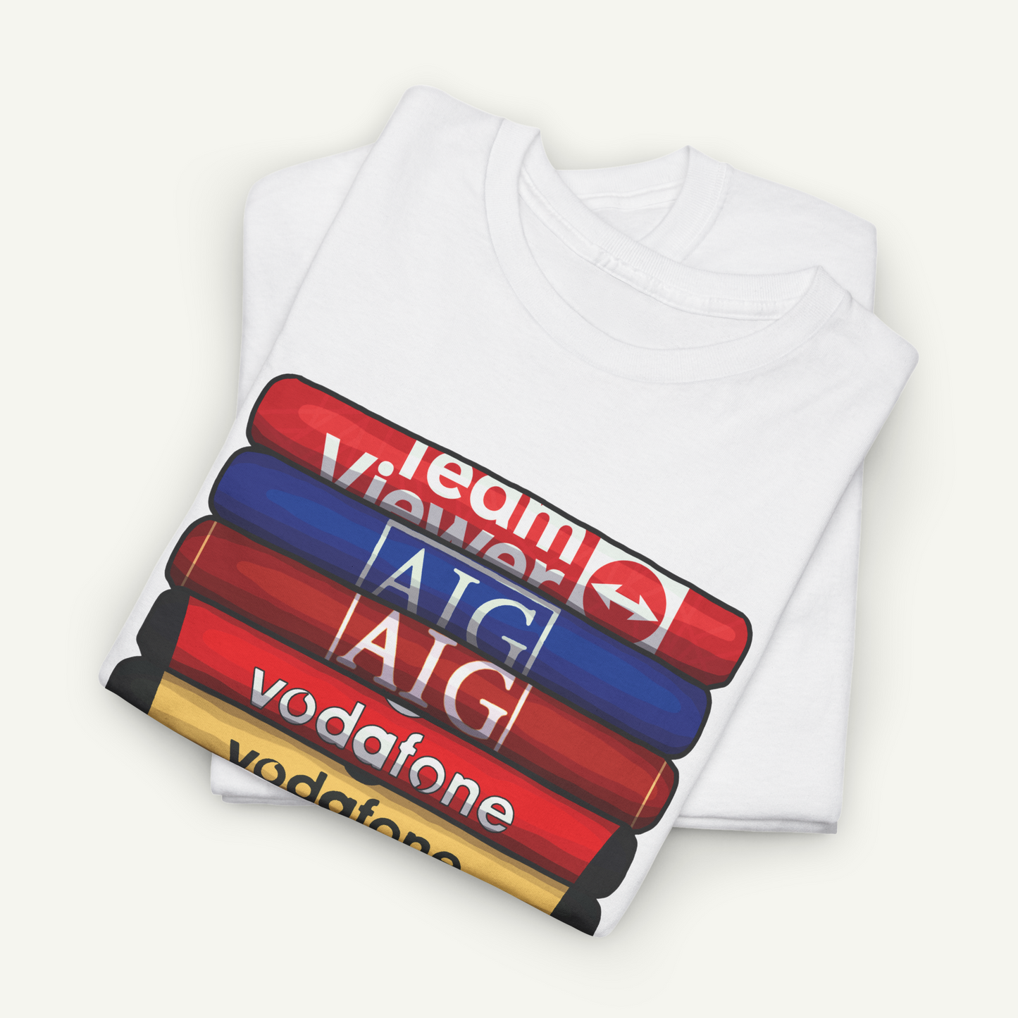 Manchester United Football Club Shirt Stack T-Shirt | KitStax Collection | Retro Football Fan Gift
