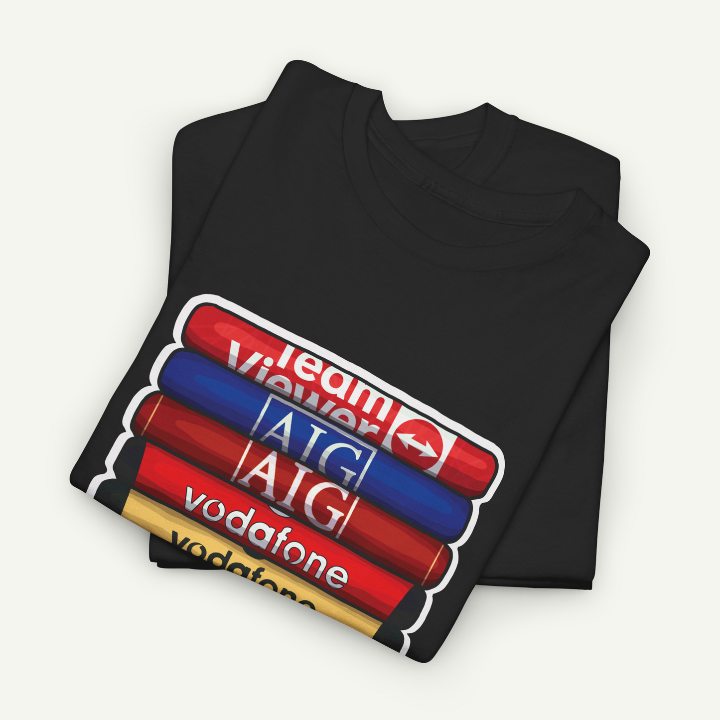 Manchester United Football Club Shirt Stack T-Shirt | KitStax Collection | Retro Football Fan Gift